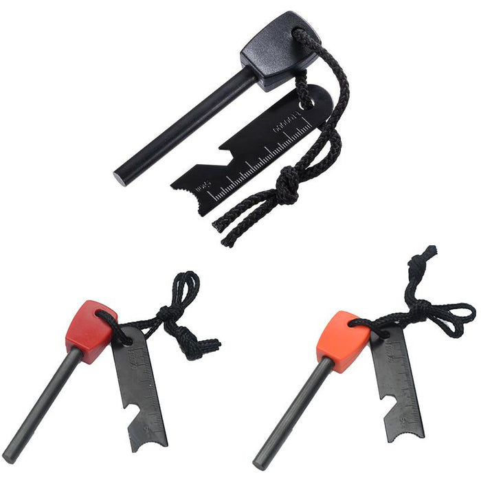 Magnesium Flint Rod Stone Fire Starter Lighter Emergency Survival Camping Hiking