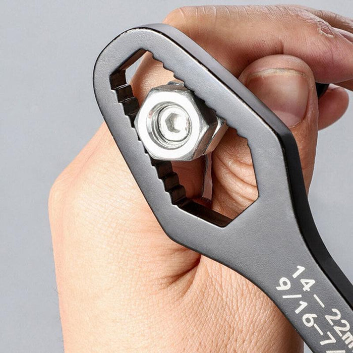 Universal Torx Screw Nuts Wrench Double Head Ratchet Spanner Repair Tools 8-22mm