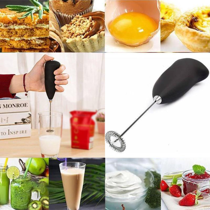 Mini Milk Frother Electric Egg Beater Whisk Mixer Coffee Foamer Tool Kitchen