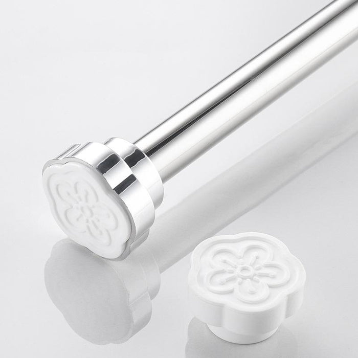 Adjustable Tension Rod Extendable Rack Shower Wind Curtain Closet Pole 50-160cm