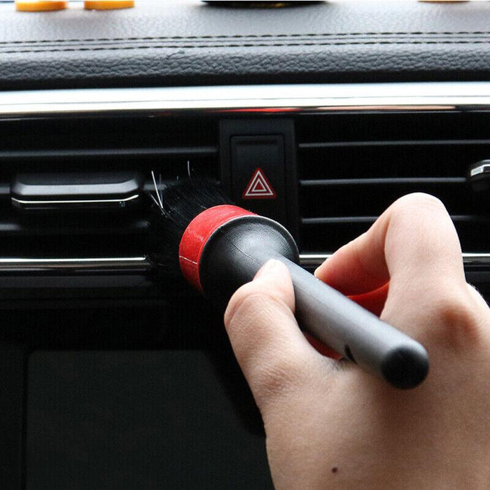 5Pcs Dashboard Car Hair Detail Brush Crevice Dust Cleaning Automotive Detailing