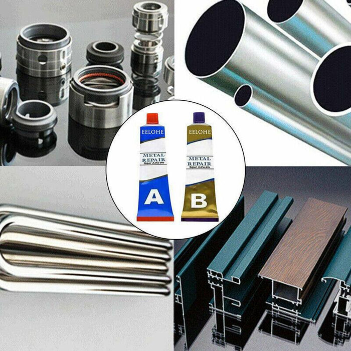 Industrial HEAT Resistance Cold Weld Auto Metal Repair Paste Adhesive Gel
