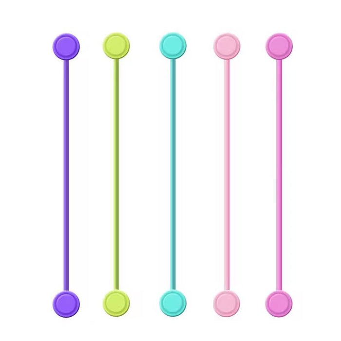 10Pcs Magnetic Tie Cable Organiser Headphone Earphone Cord Winder Holder Clip