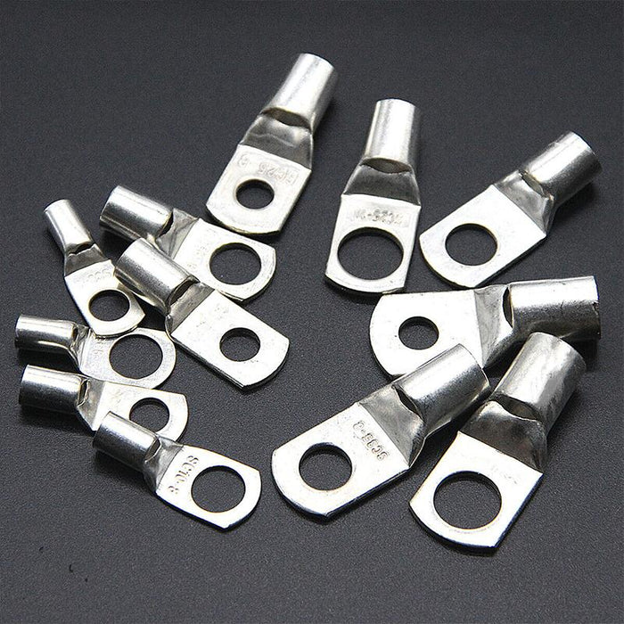 240Pcs 4WD Cable Lug Ring Battery Copper Tube Connector Kits Terminal Crimper