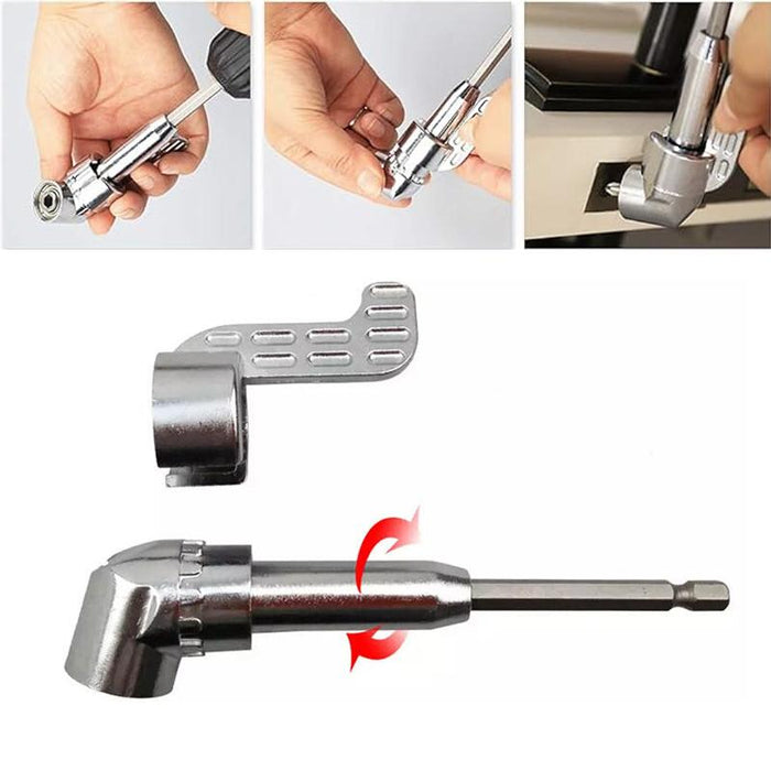 Right Angle Drill Bit Holder and Flexible Shaft Extension Screwdriver