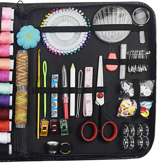 183pcs Portable Sewing Kit Home Travel Emergency Professional Sewing Set