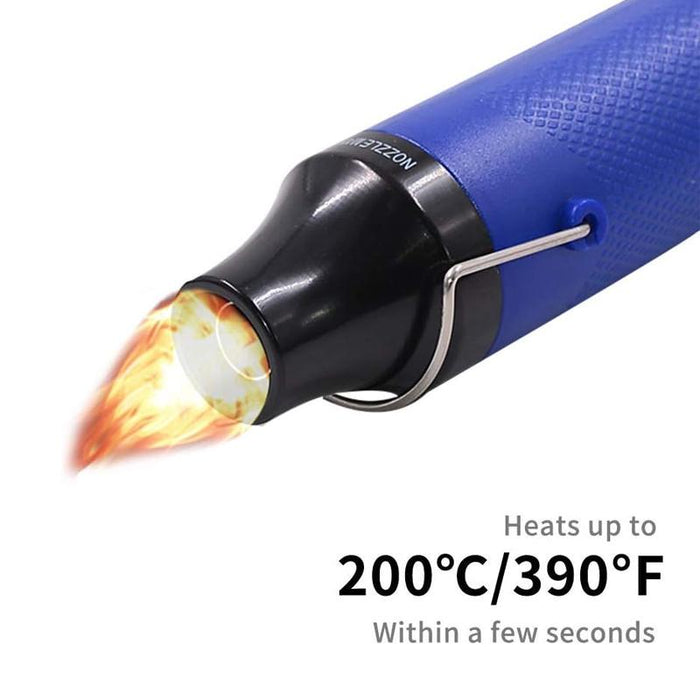 300W Electric Hot Air Gun For Crafts Epoxy Resin Shrink Wrap Vinyl DIY Embossing