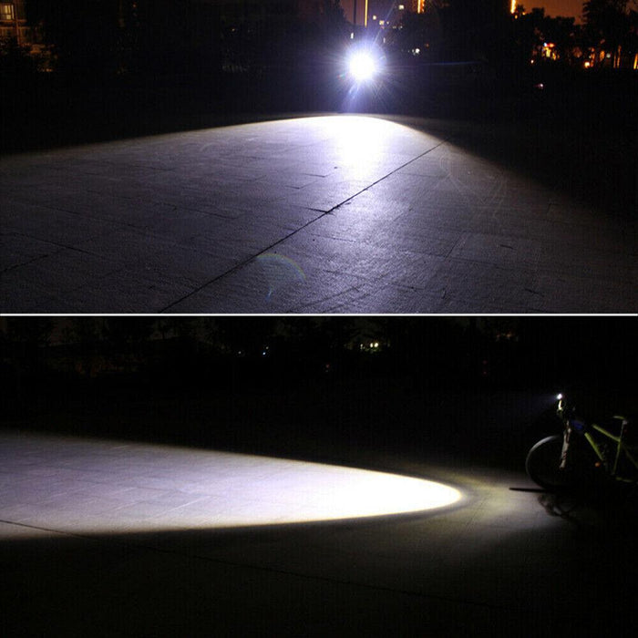 15000LM LED Bicycle Light Front Back Headlight Waterproof Bike USB Rechargable
