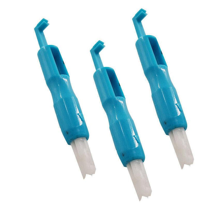 3x Needle Threader Easy Insertion Applicator Handle For Sewing Machine Tools