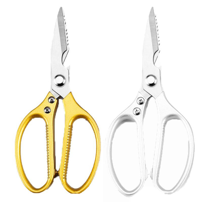 2x Japanese Heavy Duty Stainless Steel Kitchen Scissors Shears Fish Chicken Bone
