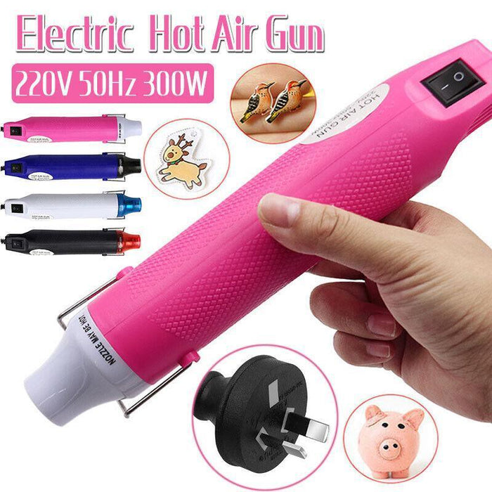 300W Electric Hot Air Gun For Crafts Epoxy Resin Shrink Wrap Vinyl DIY Embossing
