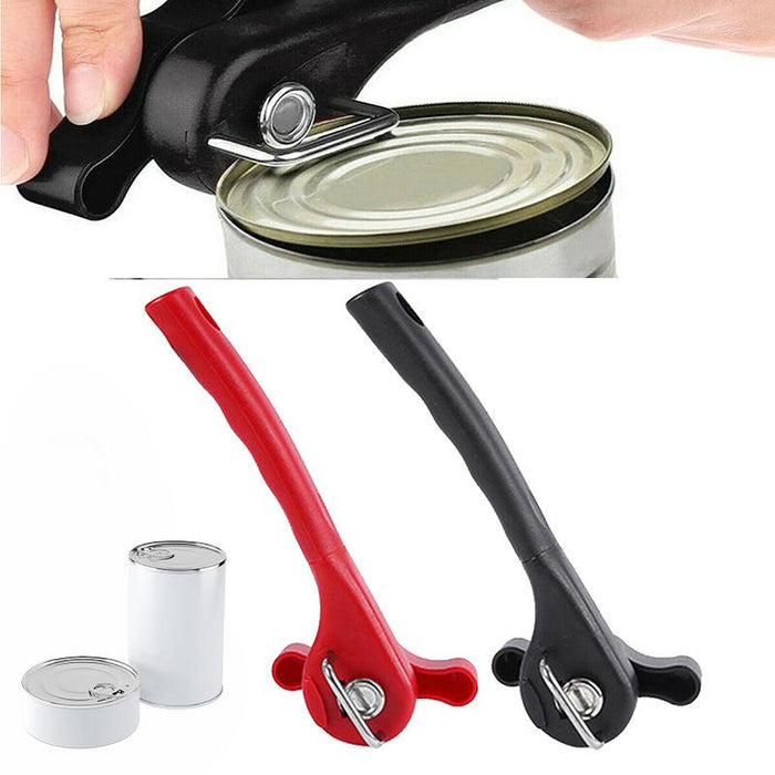 Side Stainless Steel Manual Smooth Edge Professional Can Opener Safe Cut Lid Tin