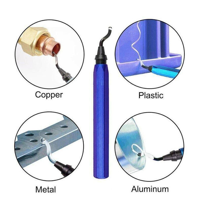 16pcs Rotary Deburr Blades Set For Wood And Steel