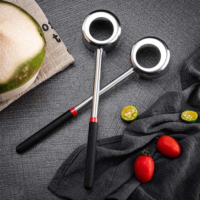 Coconut Opener Tool Set Stainless Steel Puncher Driller Coconut Opener Kit