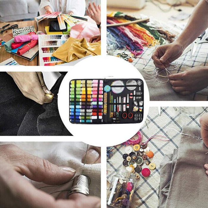 183pcs Portable Sewing Kit Home Travel Emergency Professional Sewing Set