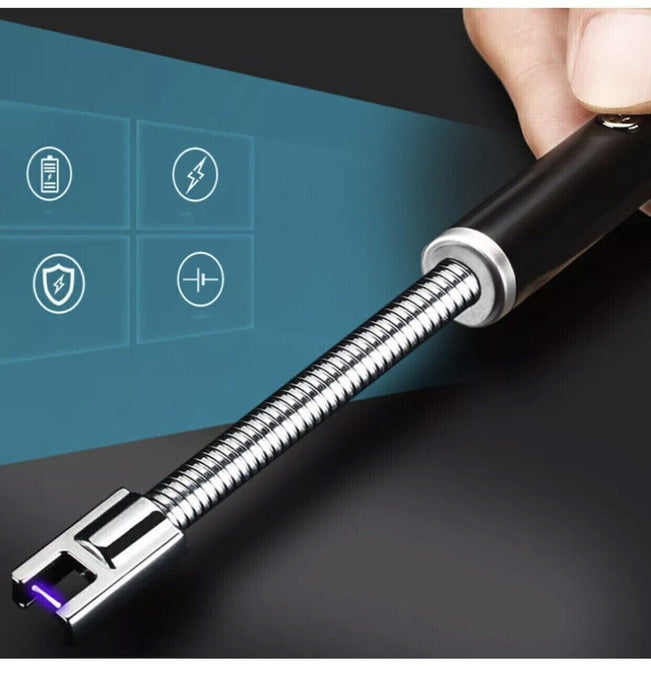 Eco-Friendly Flameless Lighter with Plasma ARC USB Rechargeable Design