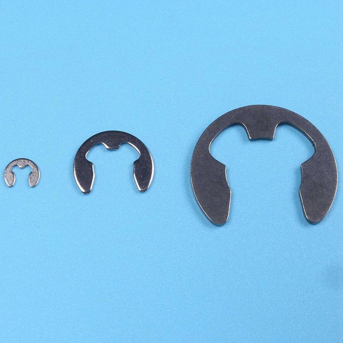 120pcs Stainless Steel E-Clip Assortment Tool Kit Retaining Circlips 1.5 To 10mm