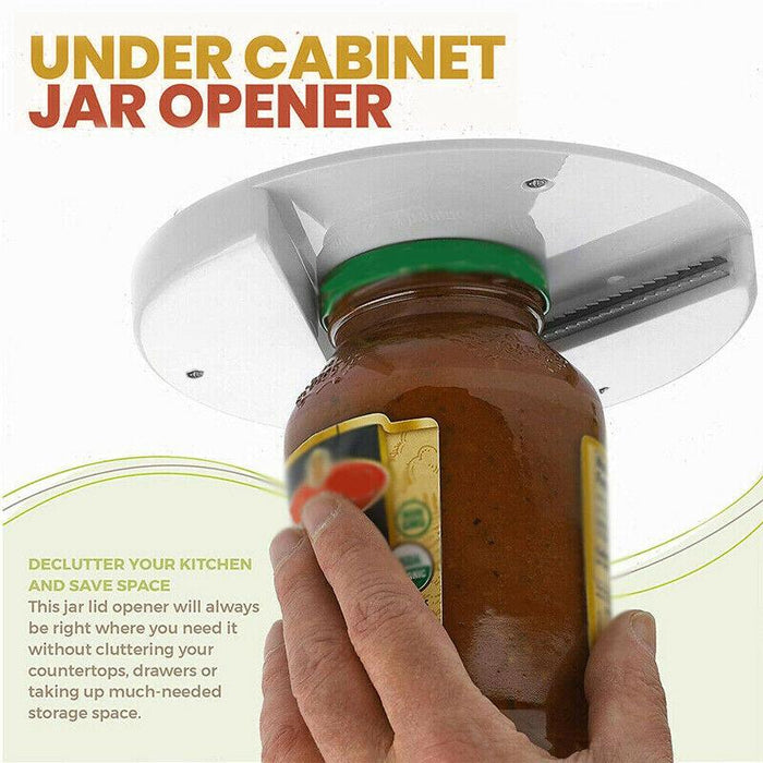 Convenient Under Cabinet Jar Opener ToolConvenient Under Cabinet Jar Opener Tool