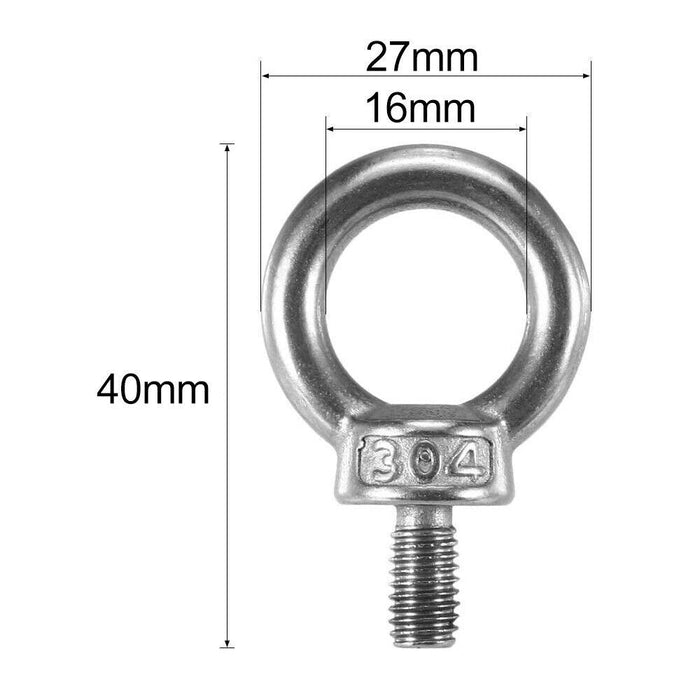 8x Eye Bolt Channel Nut Tie Down Kit Fit Rhino Rack Platform Roof Rack Fastener