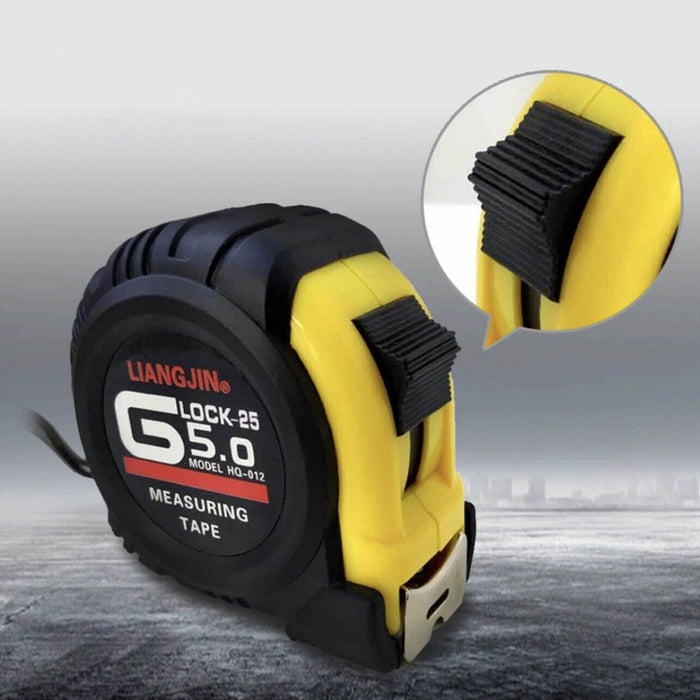 Measuring Tape 3/5/10M Heavy Duty Steel Ruler Hold Button Centimetre & Inch