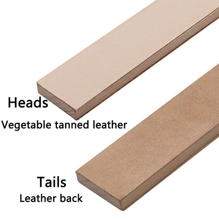 Dual Sided Leather Blade Strop Cutter Razor Sharpener Polishing Wooden Handle