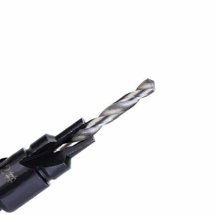 Woodworking Opener Steel Drill Bit #6 #8 #10 #12 Gold