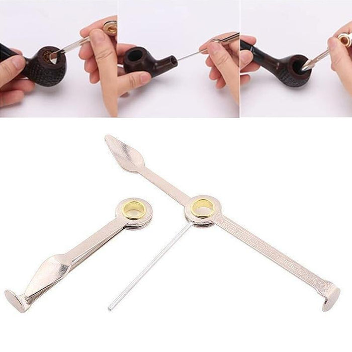 3 in1 Stainless Steel  Pipe Cleaner Cleaning Tool Multifunctional
