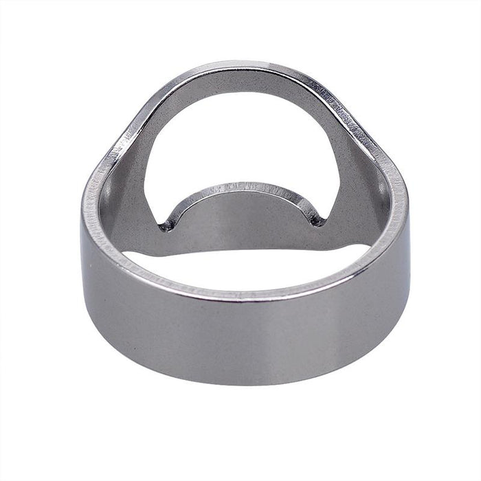 New Stainless Steel Bottle Opener Ring