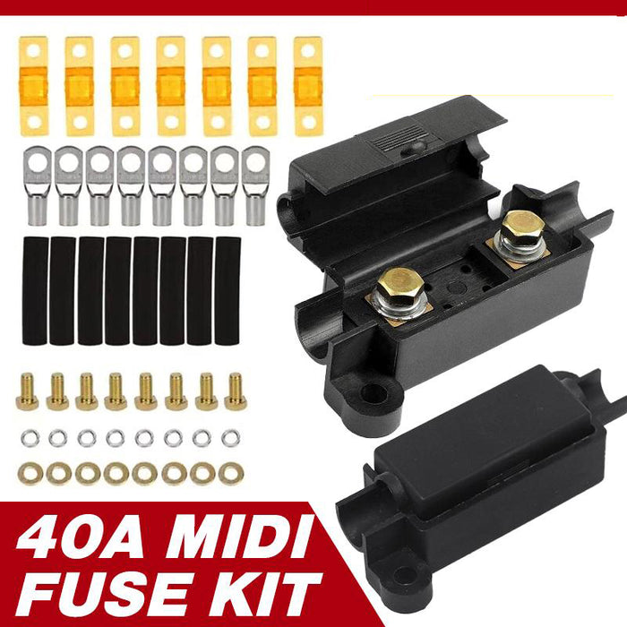 40A Fuse Kit 4 ANS Holder 7 x 40 AMP to Suit Redarc BCDC Dual Battery