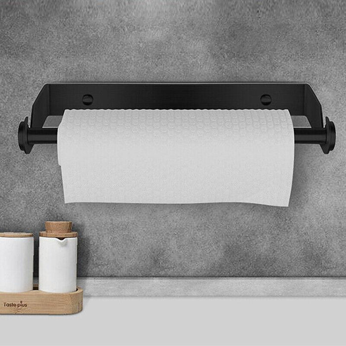 Streamlined Paper Towel Holder - Adhesive Wall Mount Design