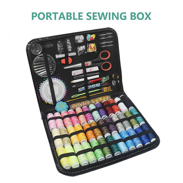 183pcs Portable Sewing Kit Home Travel Emergency Professional Sewing Set