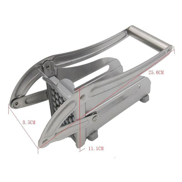 Stainless Steel French Fry Cutter Potato Vegetable Slicer Chopper Dicer 2 Blade