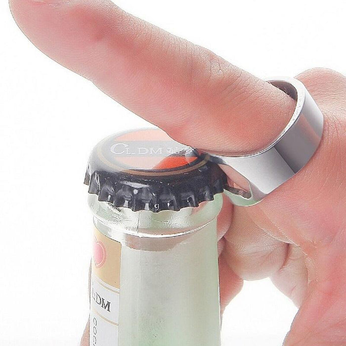 New Stainless Steel Bottle Opener Ring