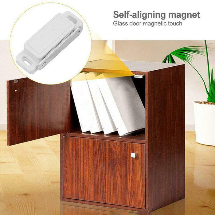 48pcs LARGE MAGNETIC CATCH Heavy Duty Cupboard Cabinet Door STRONG Magnet Latch
