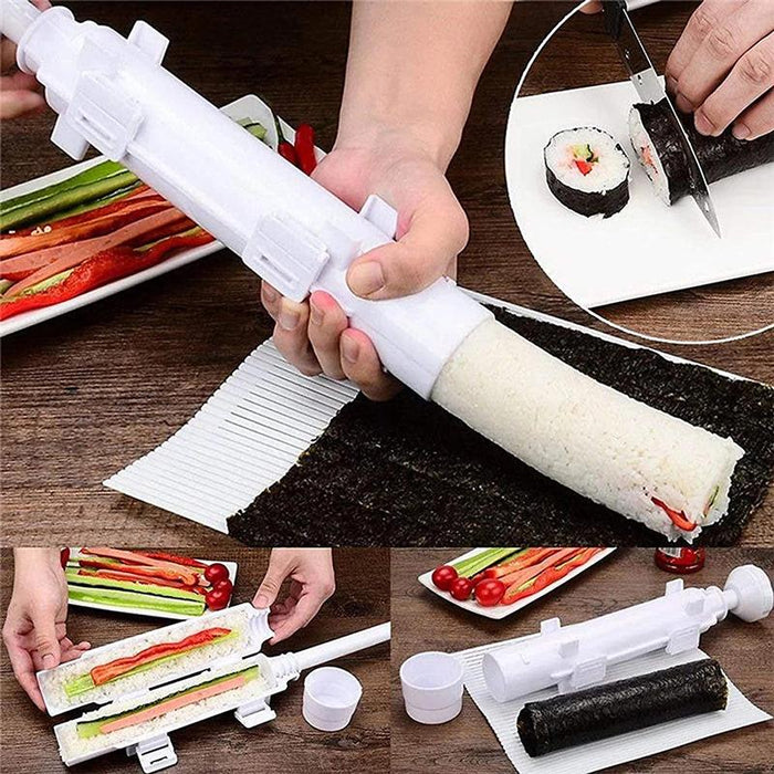 Sushi Maker DIYTool Roller Meat Vegetables Bazooka Rice Mould Sushis Mold Tube