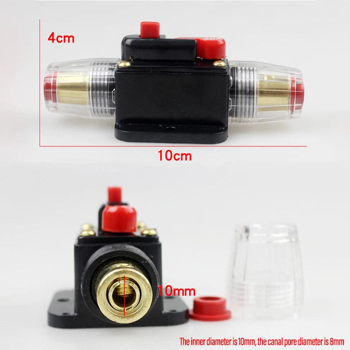 20-150AMP Circuit Breaker Dual Battery IP67 Waterproof 12V-24V Fuse Manual Reset