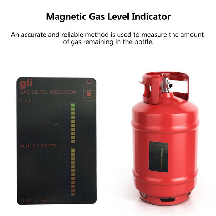 2PCS Magnetic Gas Tank Level Indicator Bottle Magnet Gauge BBQ Camping Outdoor