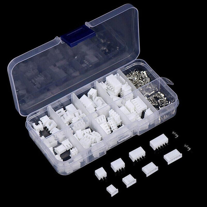 230PCS/Box XH 2.54 2p 3p 4p 5pin 2.54mm Pitch Terminal Kit JST Connector