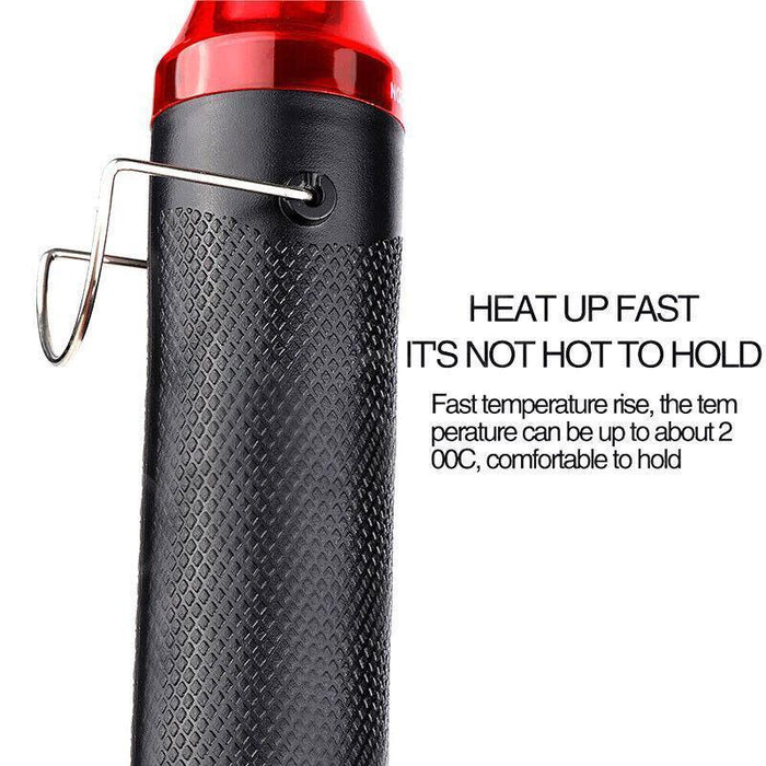300W Electric Hot Air Gun For Crafts Epoxy Resin Shrink Wrap Vinyl DIY Embossing