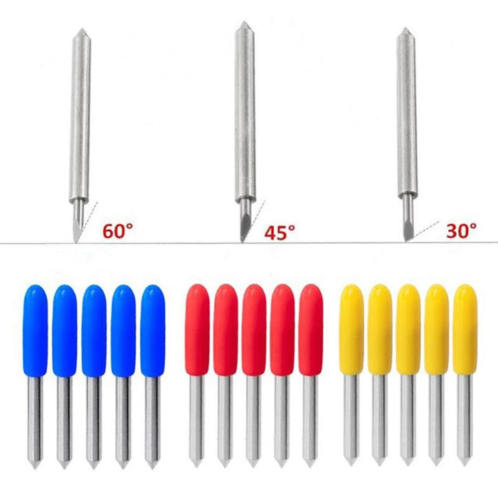 10-50X 30° 45° 60° For Roland Blades Cutting Plotter Vinyl Cutter Circut Tool