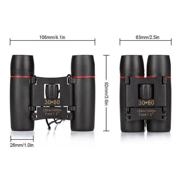New Day Night Vision Binoculars 30 x 60Outdoor Travel Folding Telescope