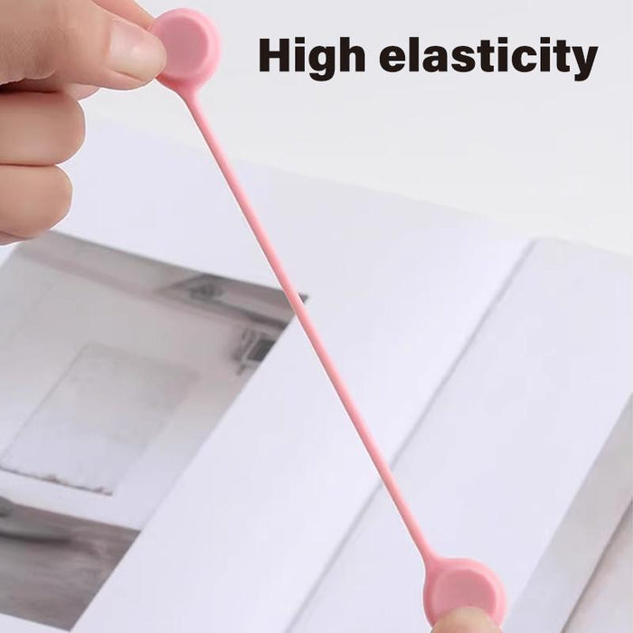 10Pcs Magnetic Tie Cable Organiser Headphone Earphone Cord Winder Holder Clip
