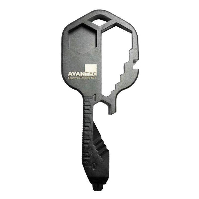 24 in 1 Multi-tool Key Shaped Pocket Keychain Bottle Opener Wrench Ruler Tools