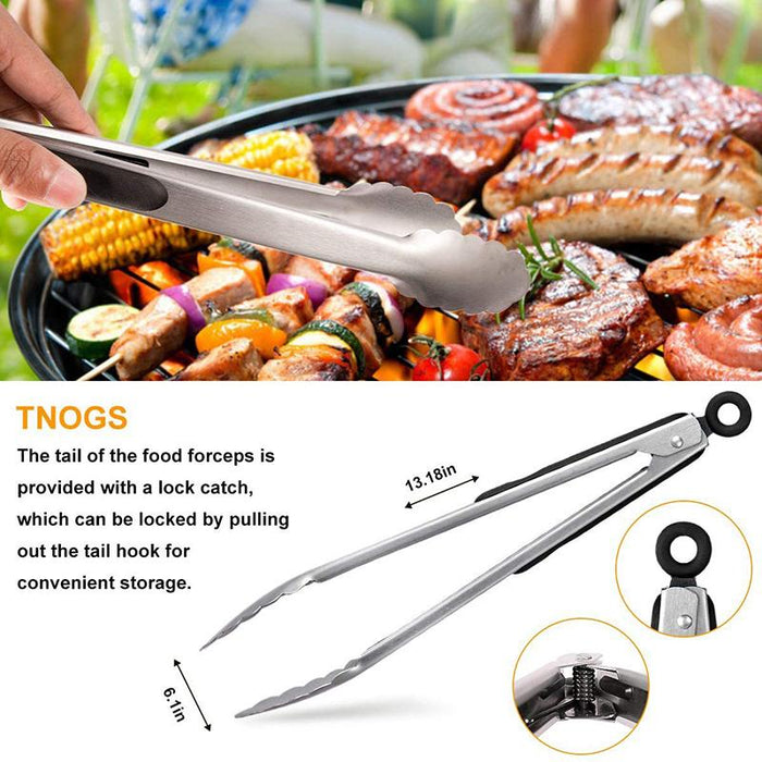 11Pcs BBQ Tool Set Stainless Steel Outdoor Spatula Barbecue Aluminium Grill Coo