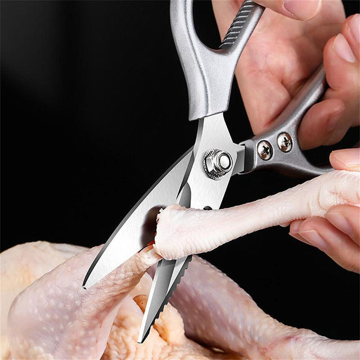 2x Japanese Heavy Duty Stainless Steel Kitchen Scissors Shears Fish Chicken Bone