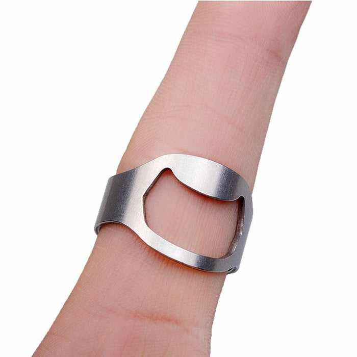 New Stainless Steel Bottle Opener Ring