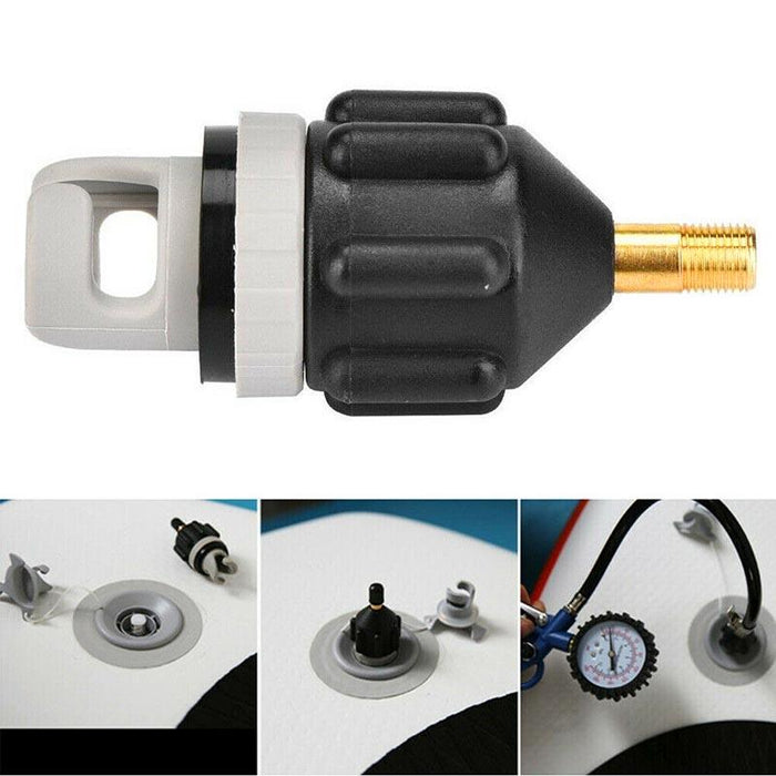 Sup Pump Air Valve Adapter For Inflatable Kayak Boat Stand Up Paddle  Board