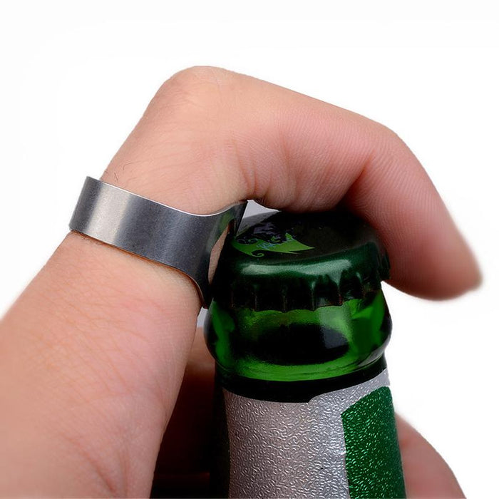 New Stainless Steel Bottle Opener Ring