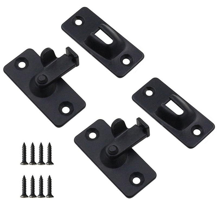 90 Degree Stainless Steel Latch Safety Right Angle Sliding Door Lock Door Hasp
