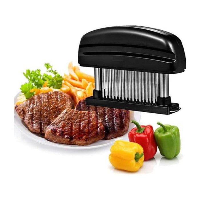 48-Blade Stainless Steel Meat Beef Tenderizer Jaccard Steak Chicken Pouch Hole